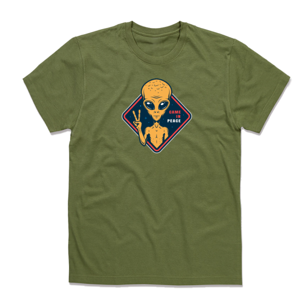 Тениска с цветен принт CAME IN PEACE Тениска с цветен принт CAME IN PEACE